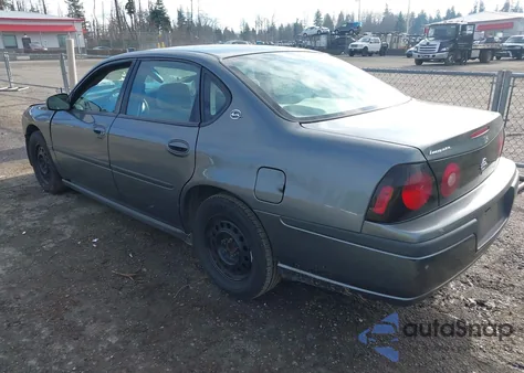 2005 Chevrolet Impala из США, поврежденный, VIN 2G1WF52EX59131523